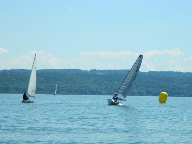 Eine Jolle D-Zero am Ammersee